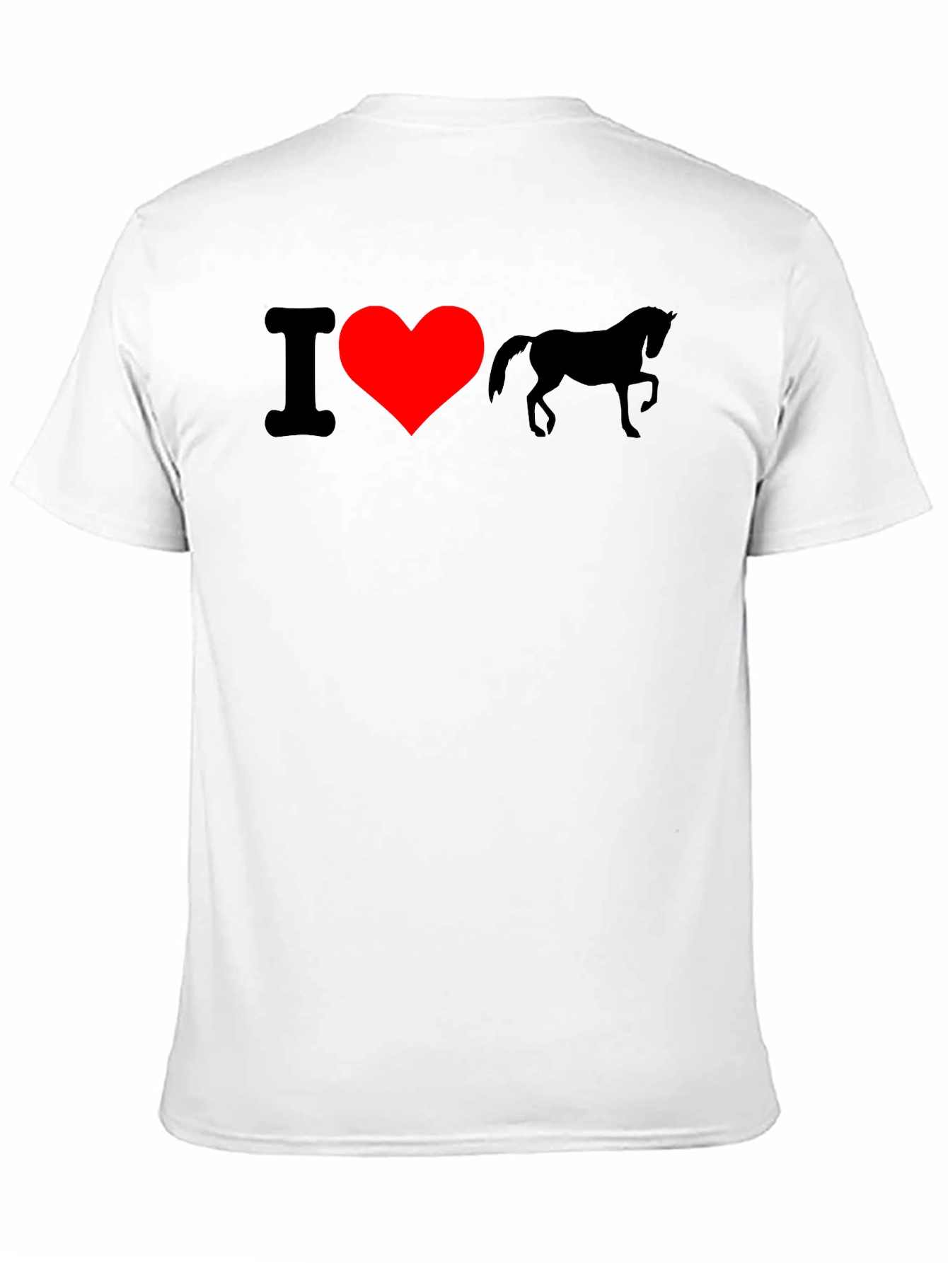 I Heart Unicorn Black T-Shirt