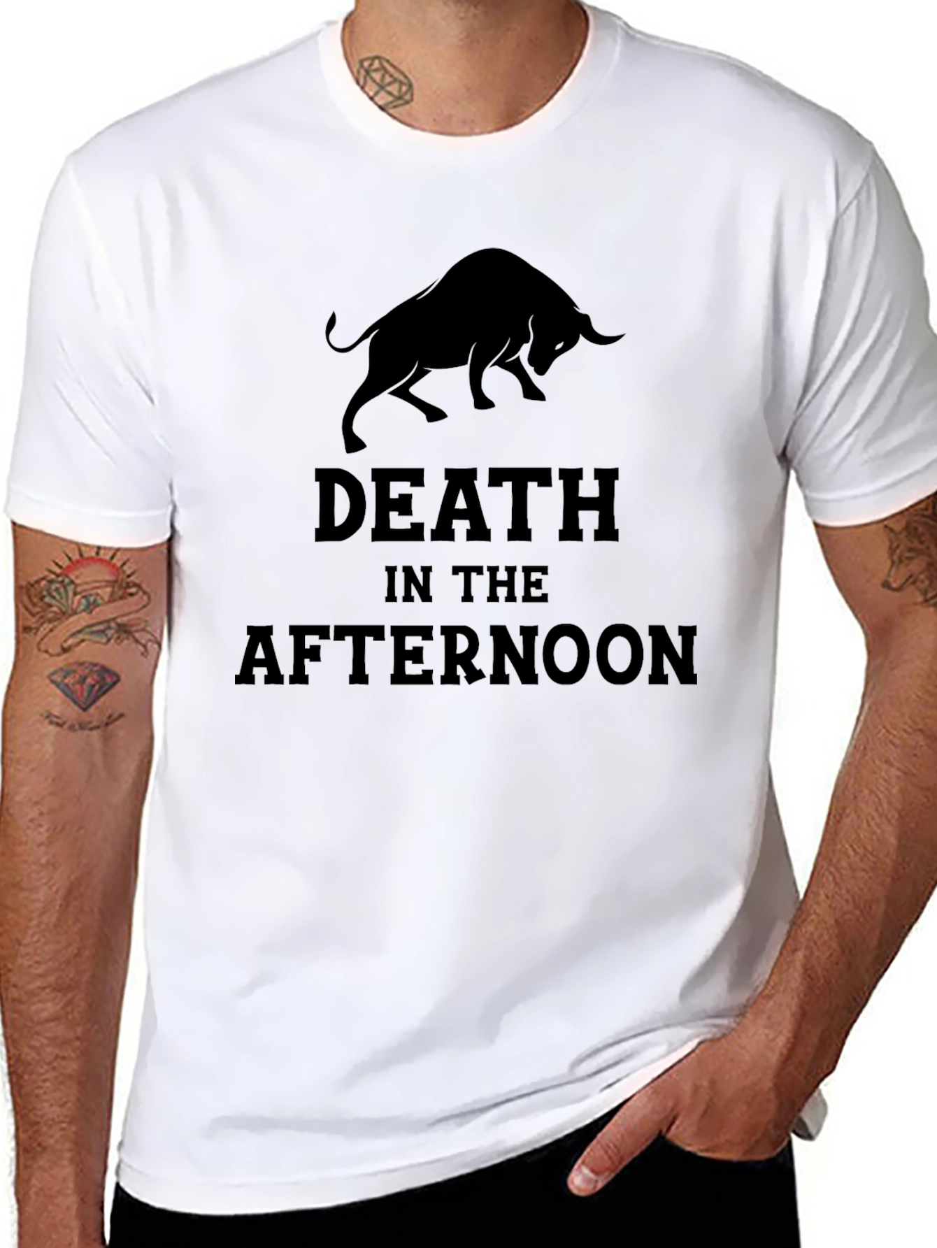 Death in the Afternoon Black Graphic Tee