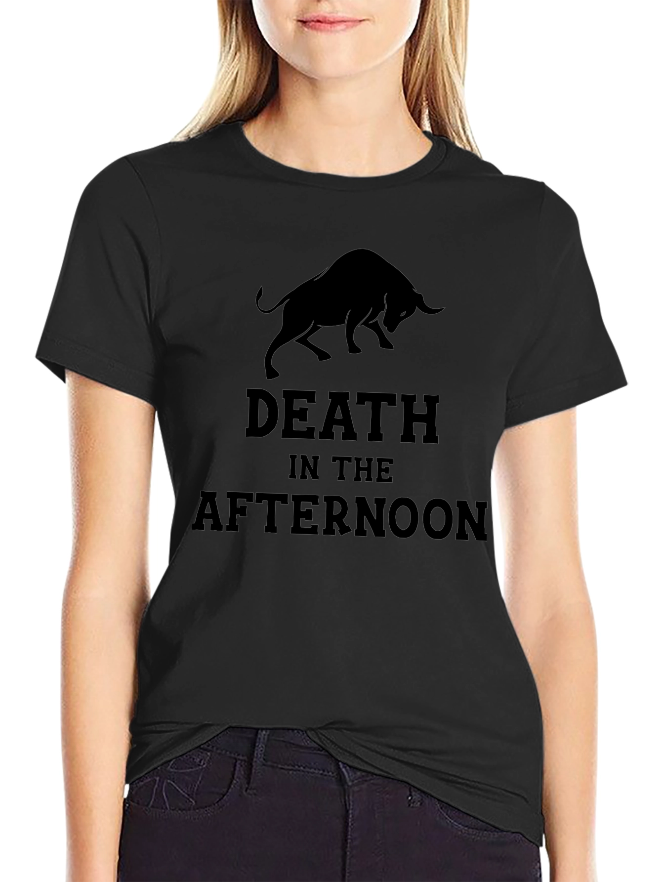 Death in the Afternoon Black Graphic Tee