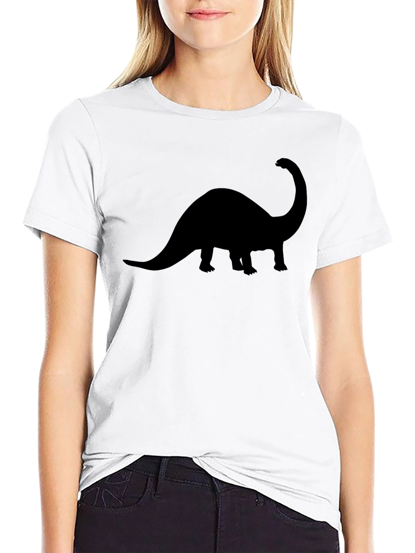 Dinosaur Graphic Black T-Shirt