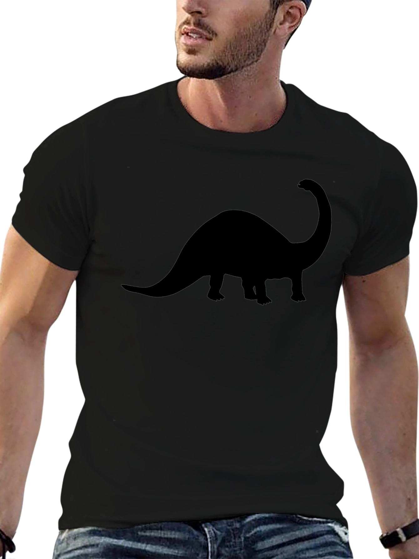 Dinosaur Graphic Black T-Shirt