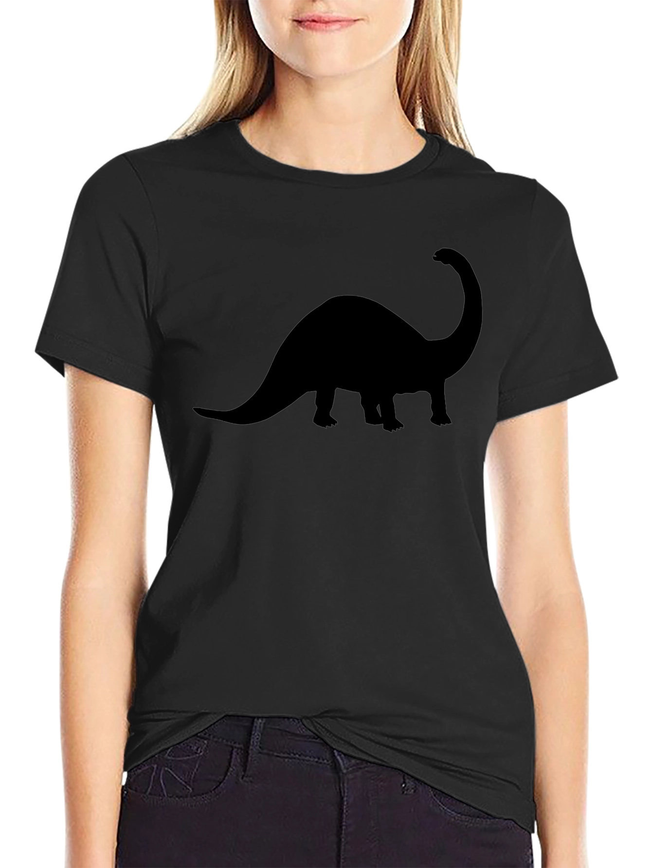 Dinosaur Graphic Black T-Shirt