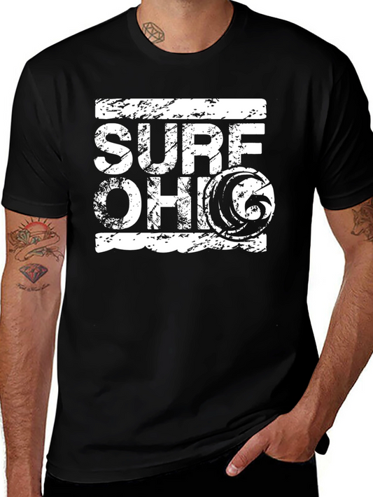 Surf Ohio Black Graphic Tee