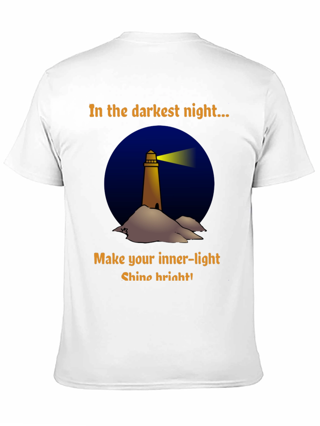 In The Darkest Night Lighthouse Graphic T-Shirt