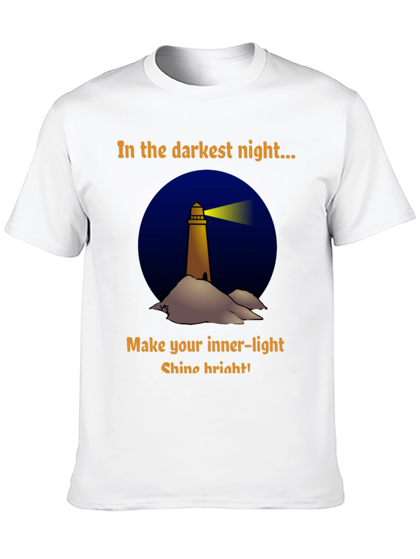 In The Darkest Night Lighthouse Graphic T-Shirt