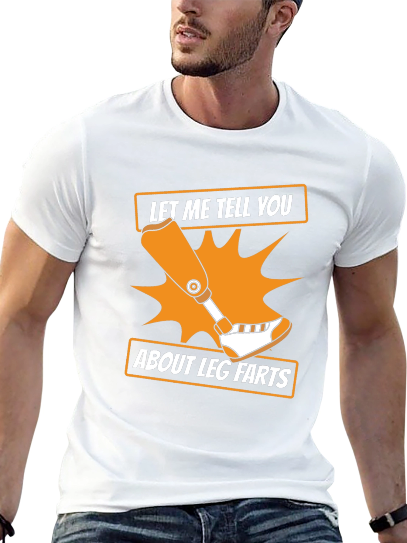 Leg Farts Graphic T-Shirt - Black