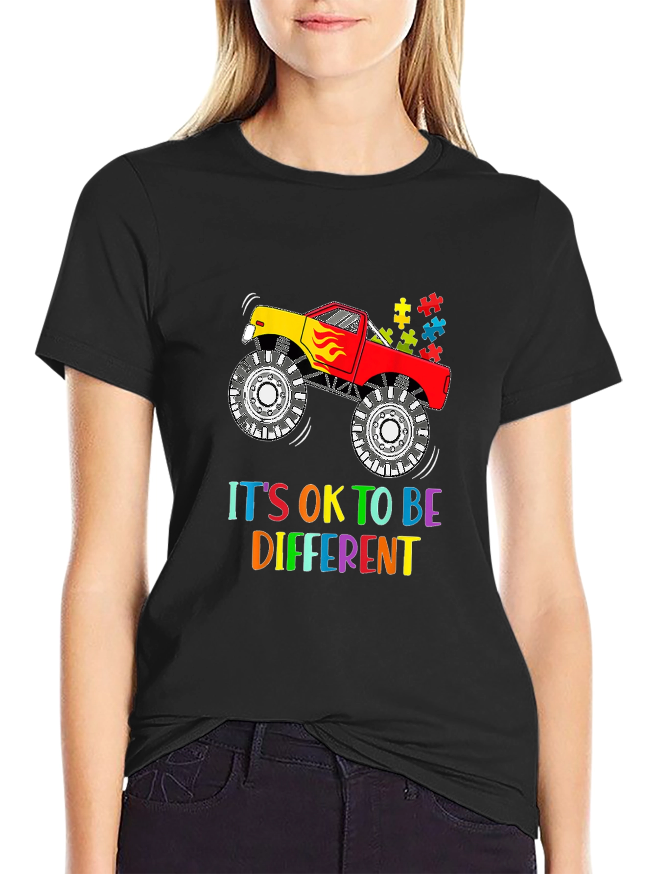 Its OK to Be Different Monster Truck T-Shirt
