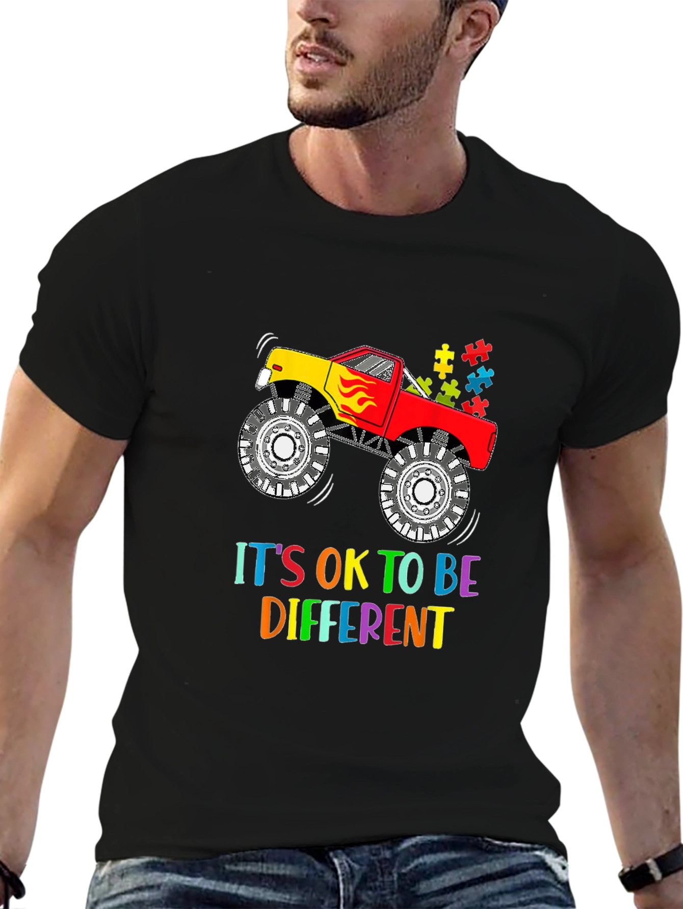 Its OK to Be Different Monster Truck T-Shirt
