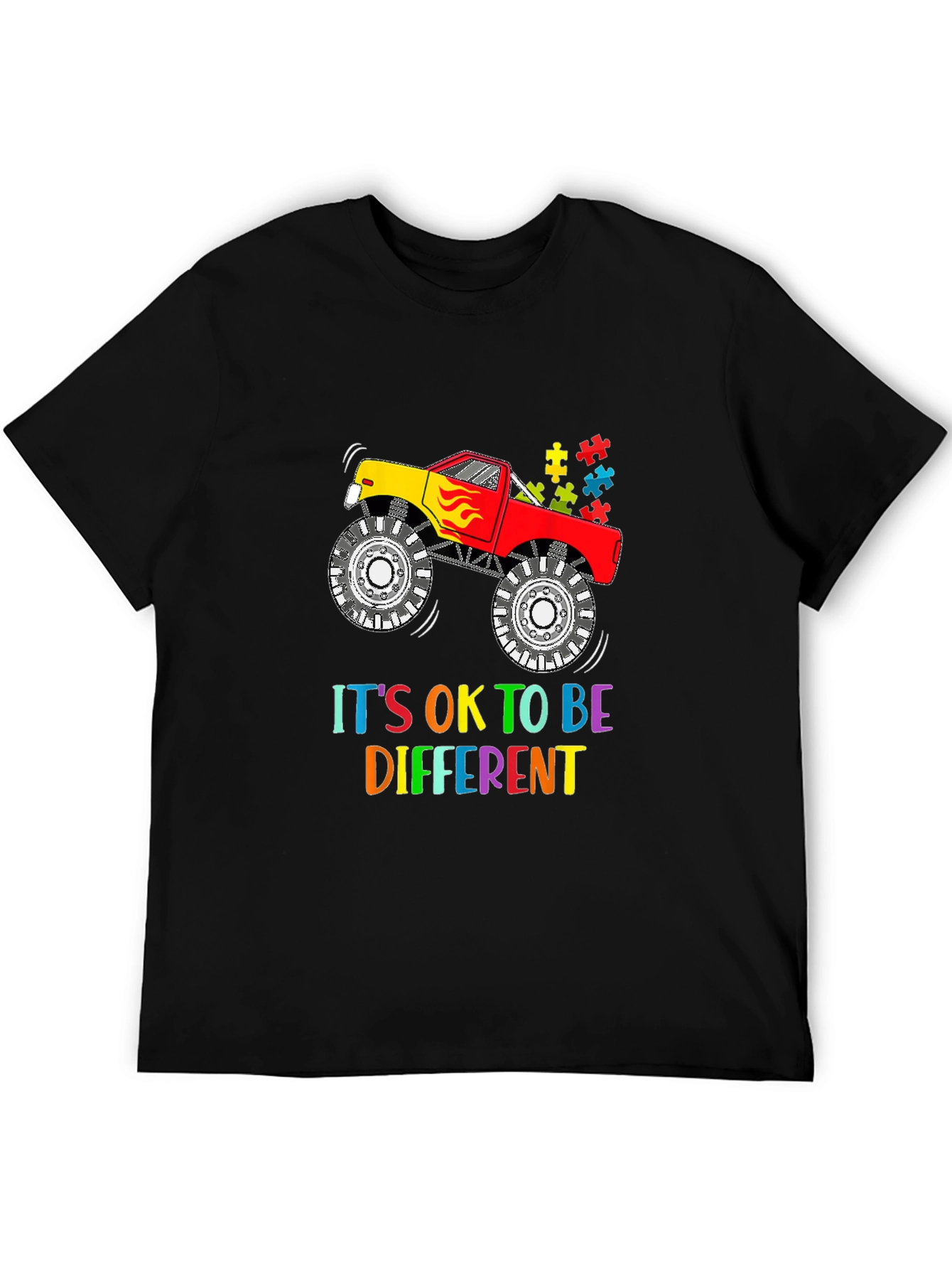 Its OK to Be Different Monster Truck T-Shirt