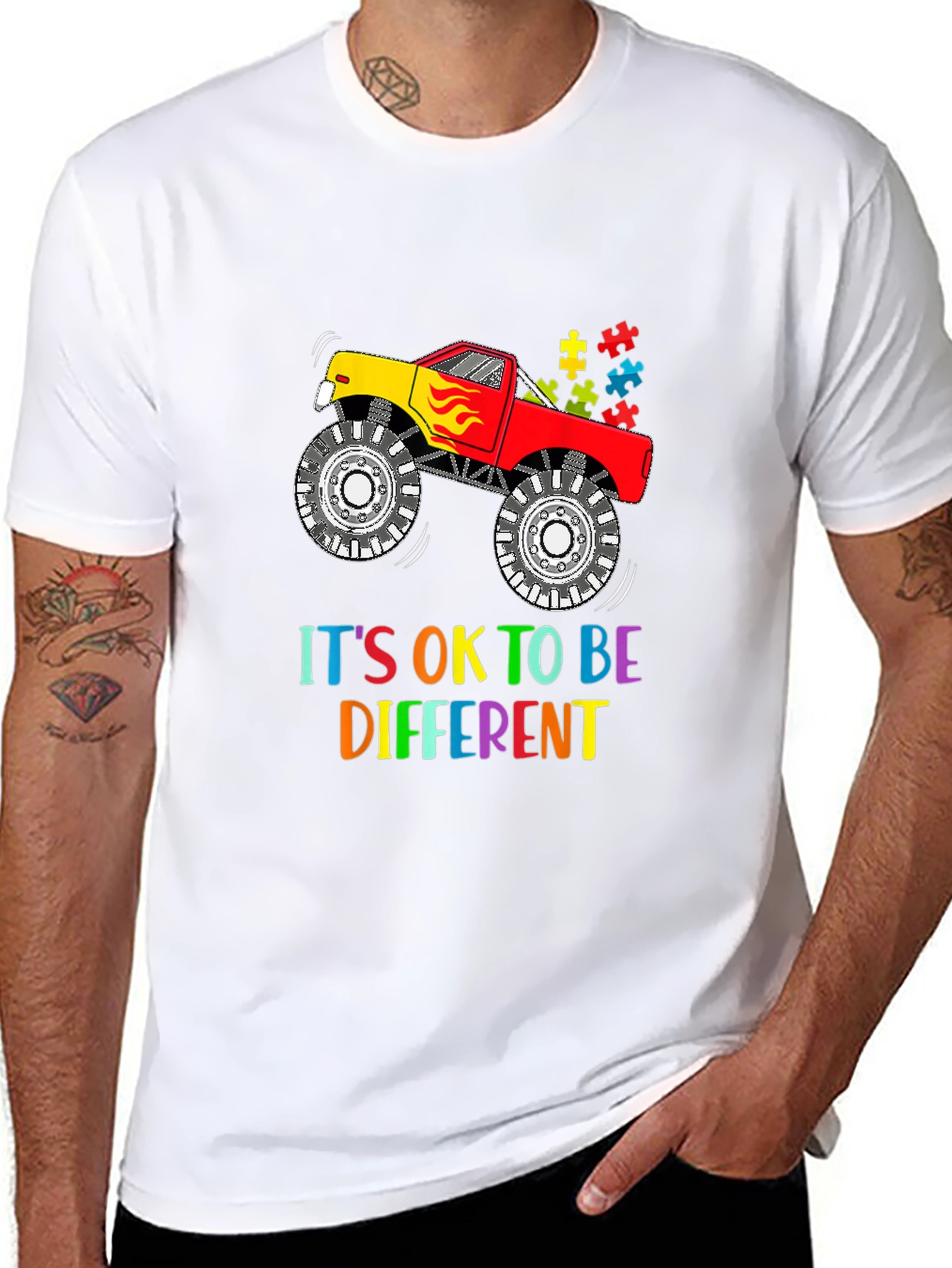 Its OK to Be Different Monster Truck T-Shirt