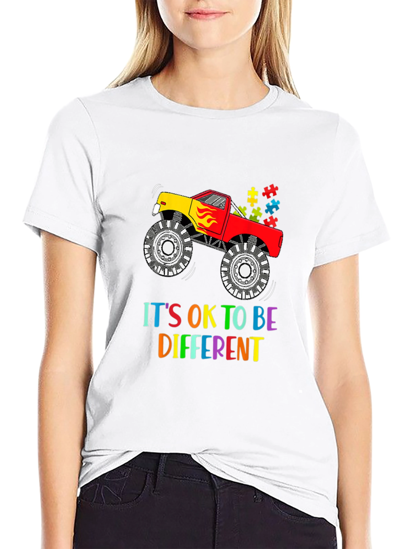 Its OK to Be Different Monster Truck T-Shirt