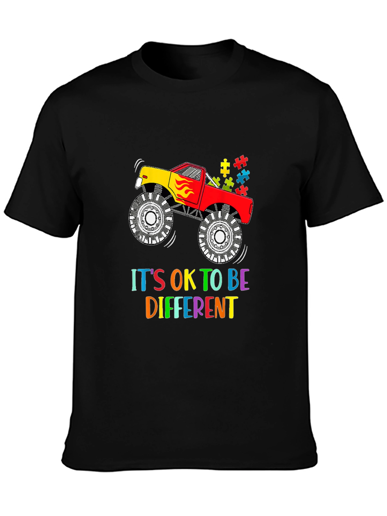 Its OK to Be Different Monster Truck T-Shirt