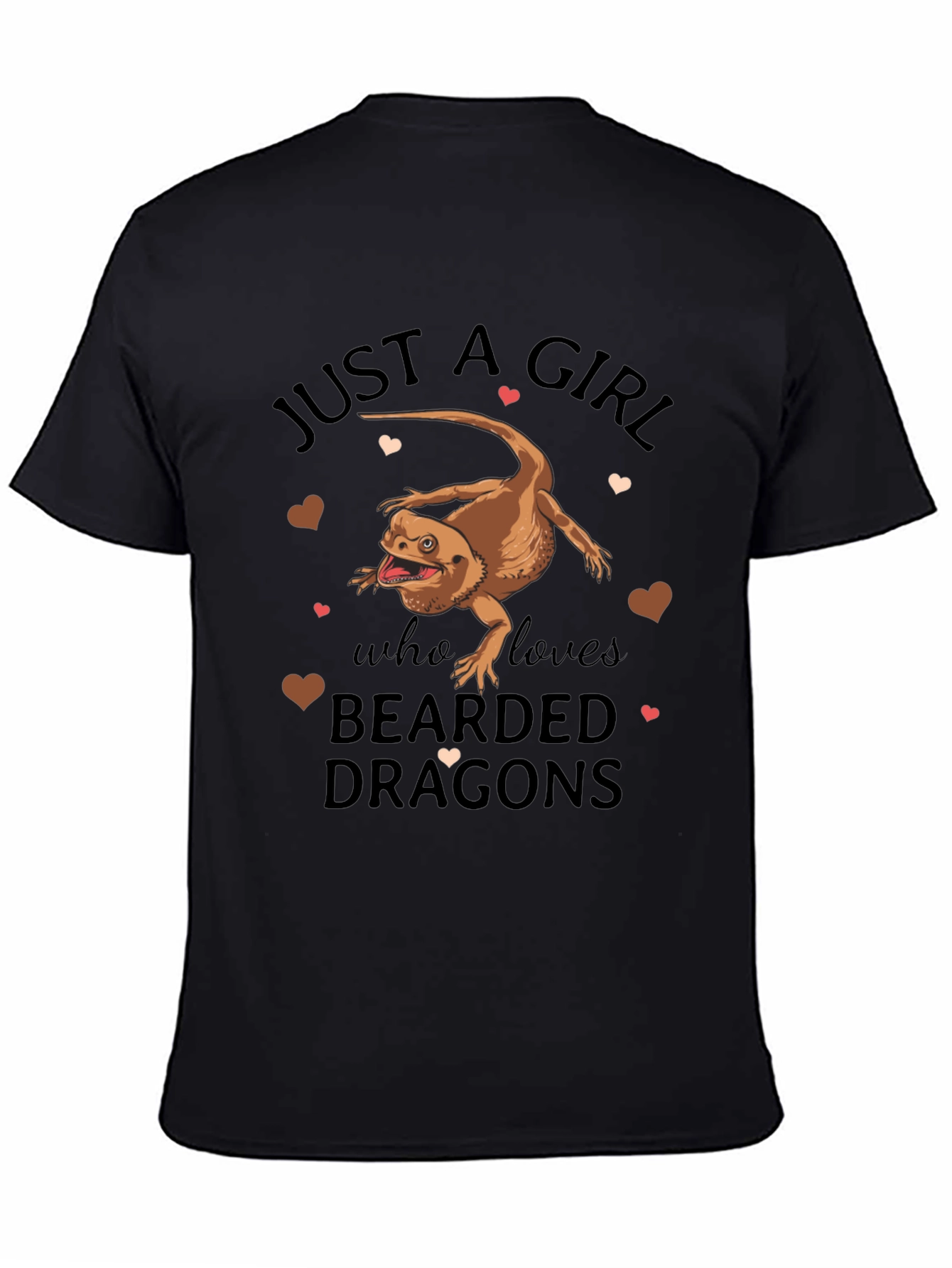 Just a Girl Who Loves Bearded Dragons T-Shirt