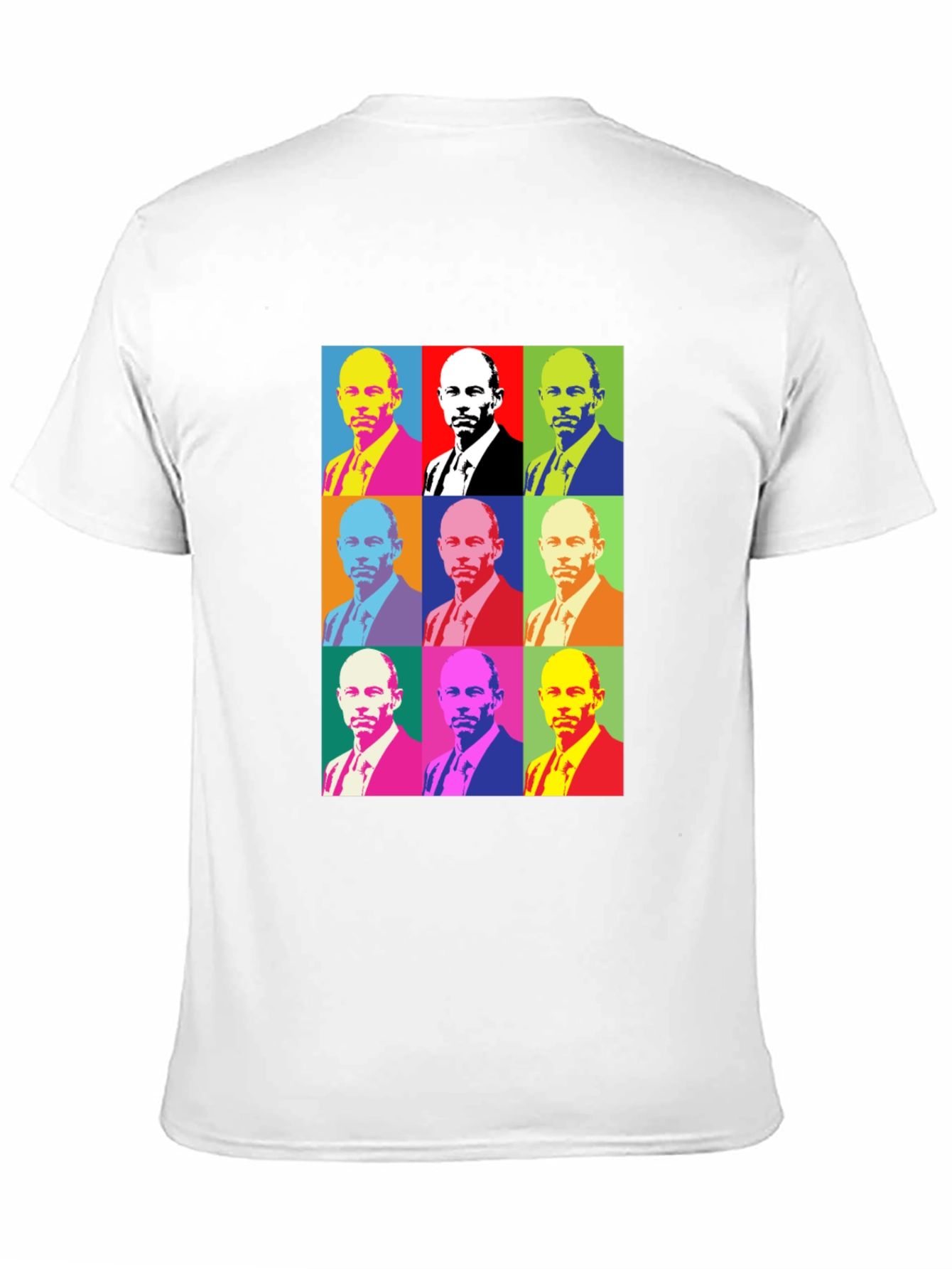 Pop Art Style Graphic Tee - Black