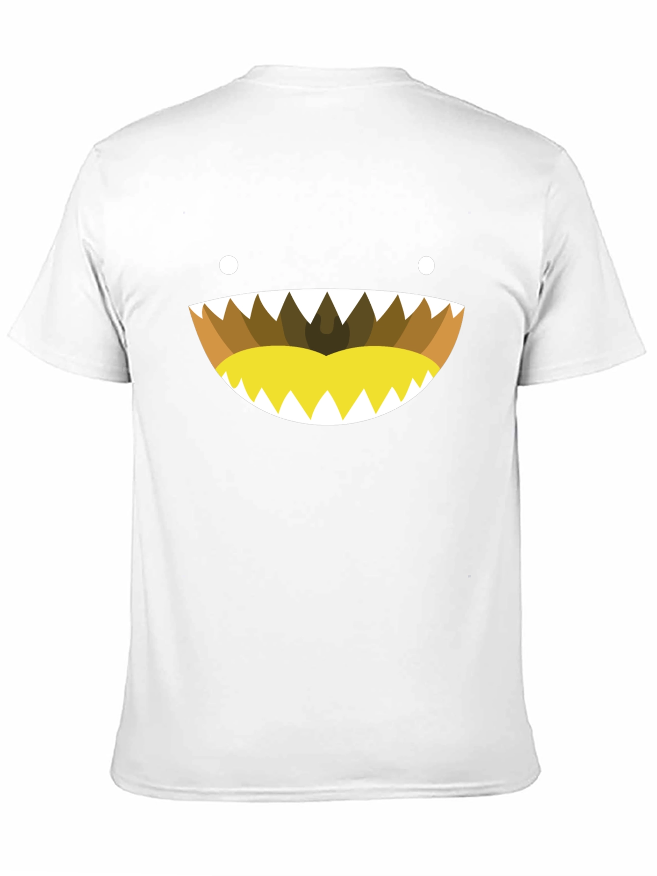 Monster Smile Graphic Tee - Black Cotton Blend