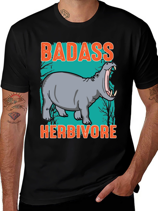 Badass Herbivore Graphic T-Shirt