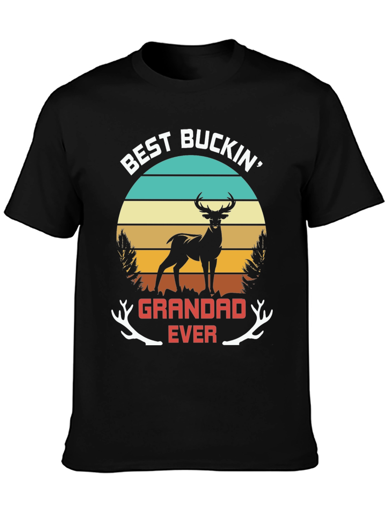 Best Buckin Grandad Ever T-Shirt