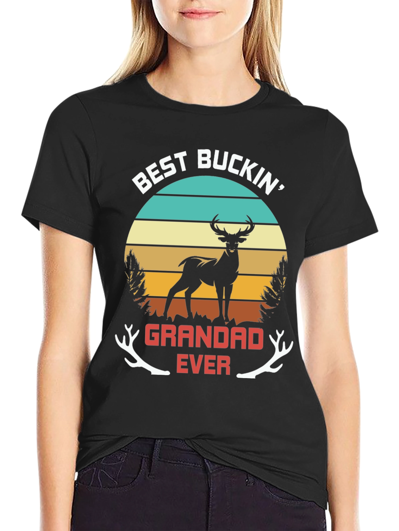 Best Buckin Grandad Ever T-Shirt