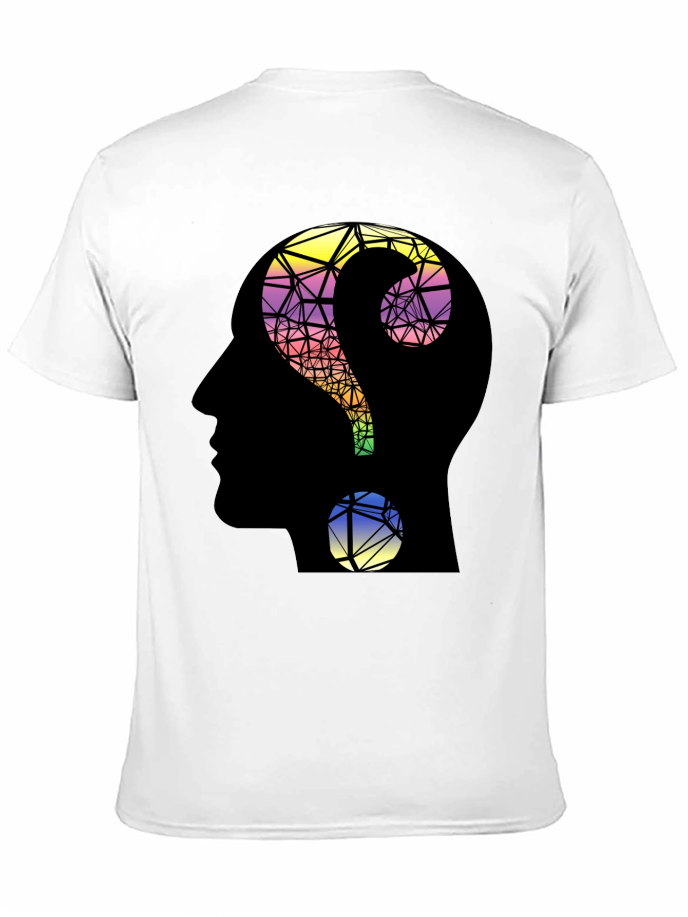 Questioning Mind T-Shirt - Geometric Design