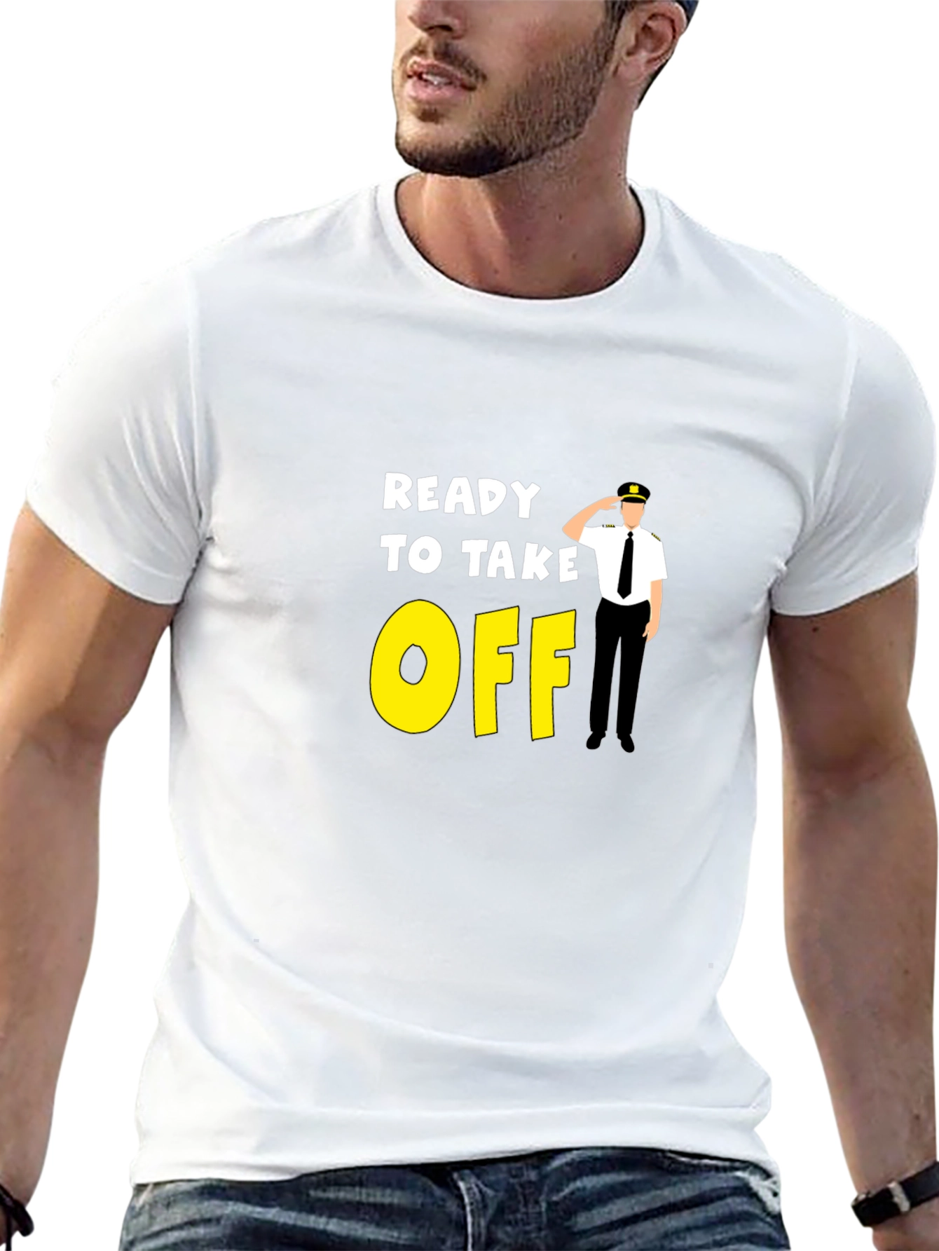 Ready to Take Off T-Shirt | Pilot Design