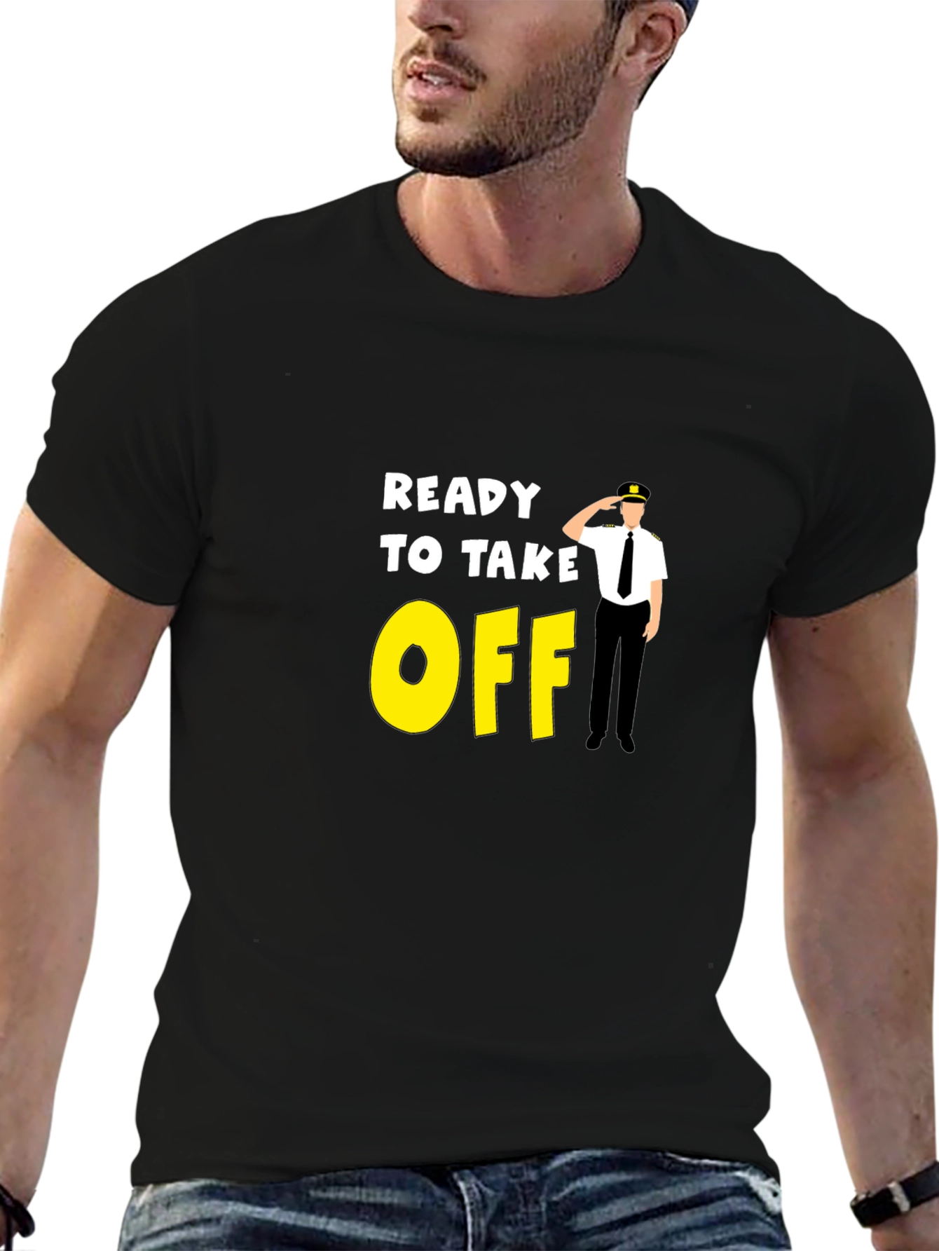 Ready to Take Off T-Shirt | Pilot Design