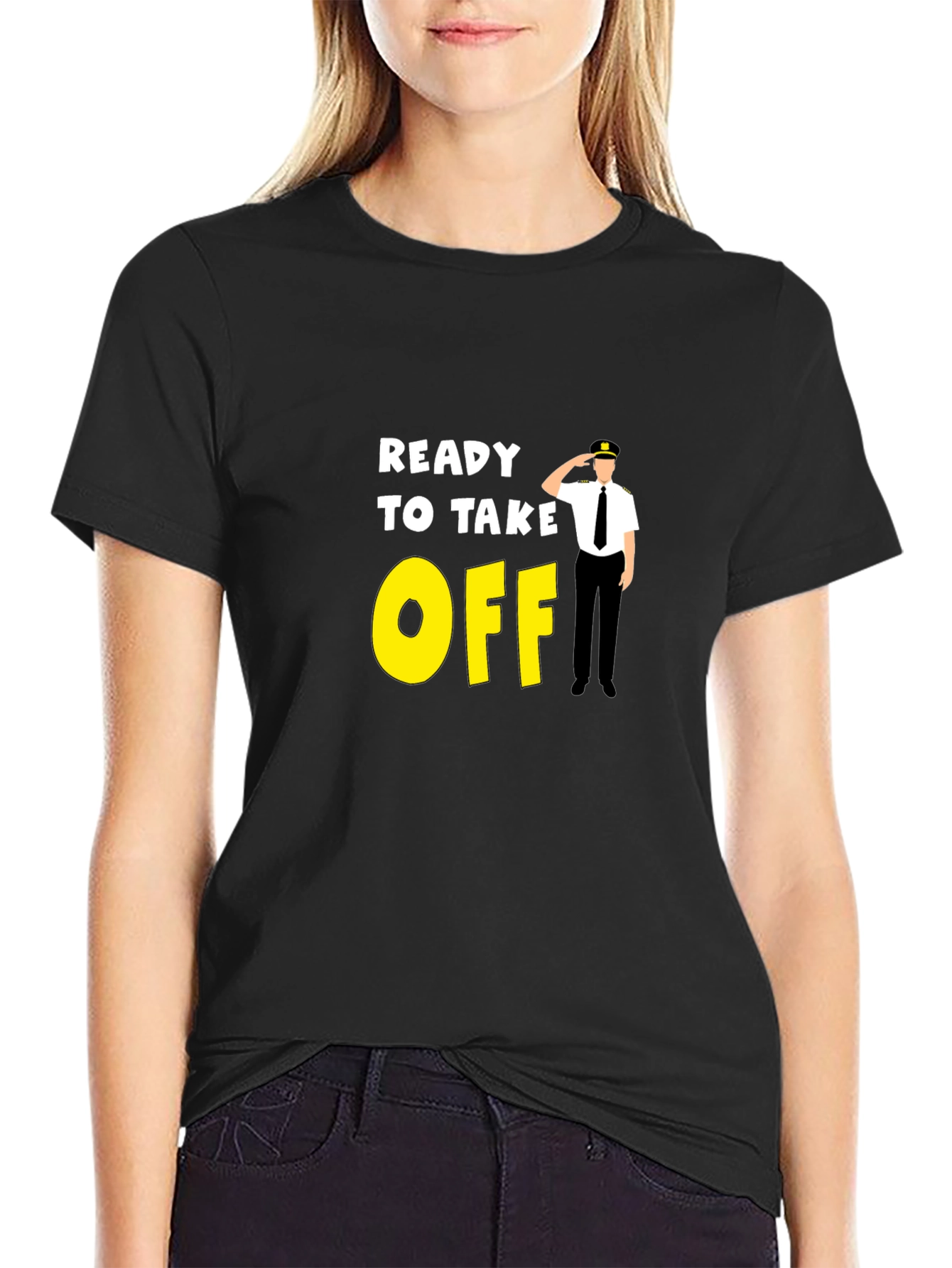 Ready to Take Off T-Shirt | Pilot Design