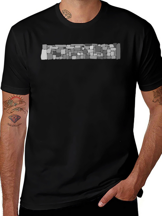 Abstract Stone Brick Graphic Tee