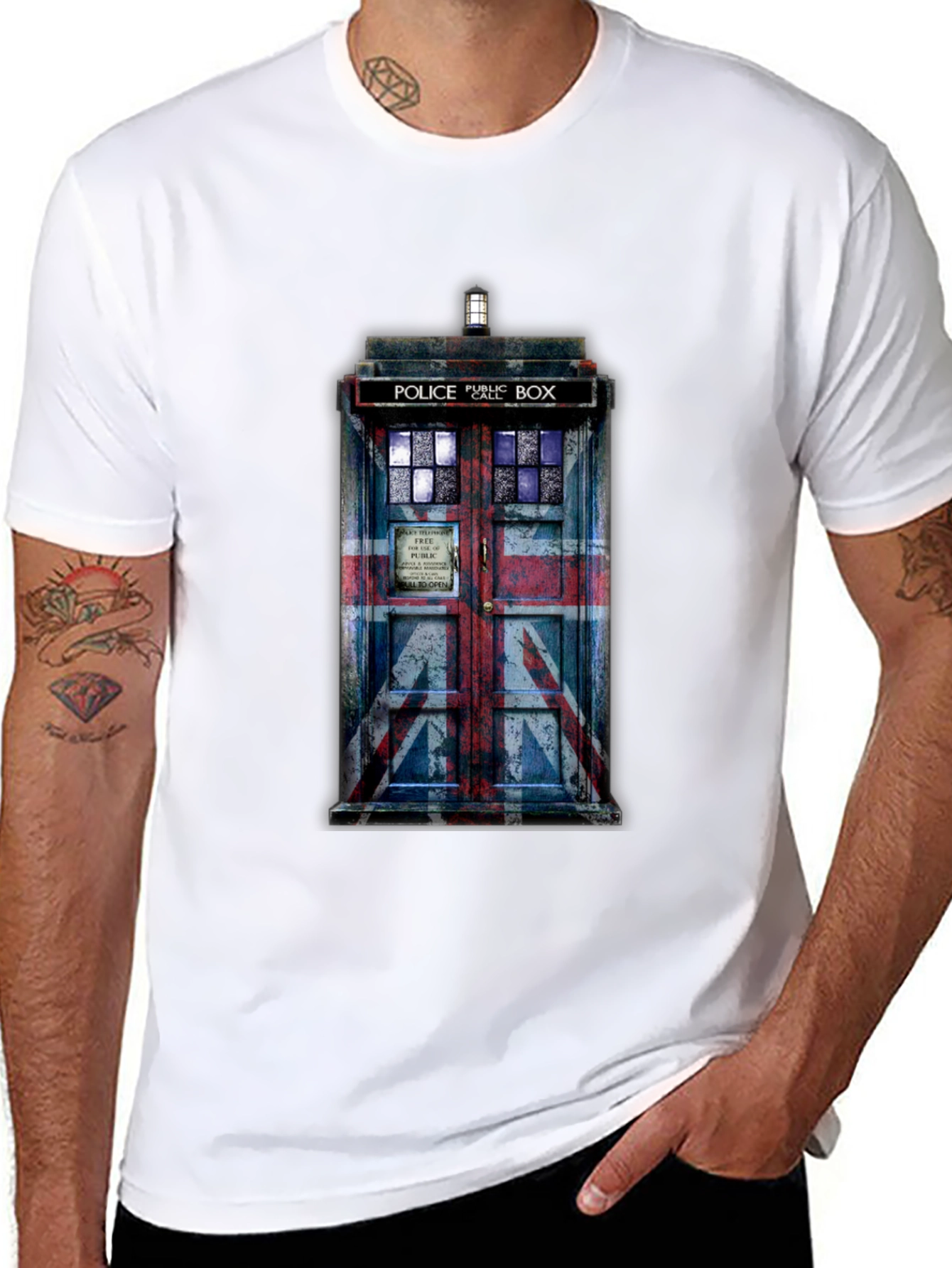 Union Jack TARDIS T-Shirt