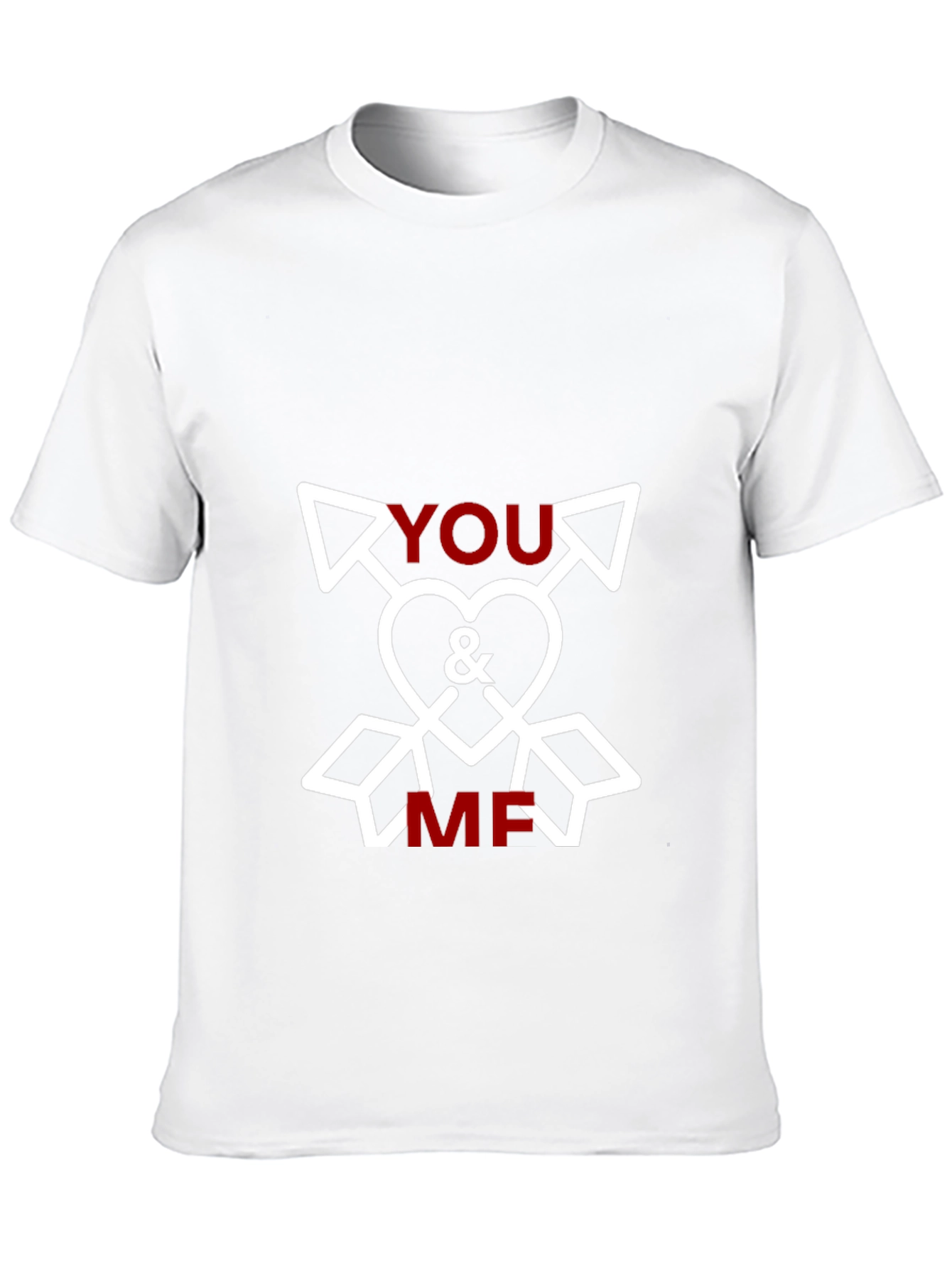 You & Me Heart Arrows Graphic Tee