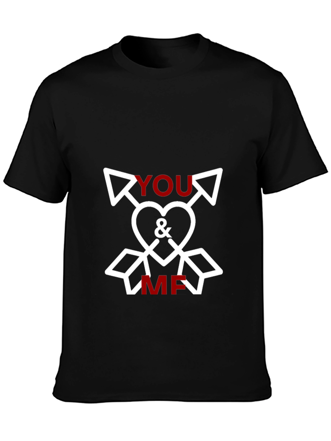 You & Me Heart Arrows Graphic Tee