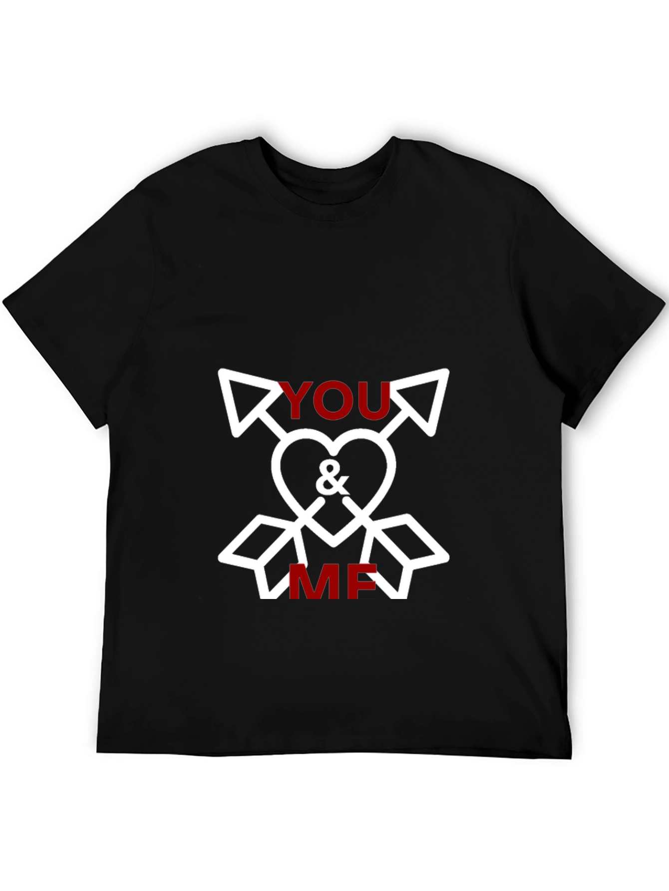 You & Me Heart Arrows Graphic Tee