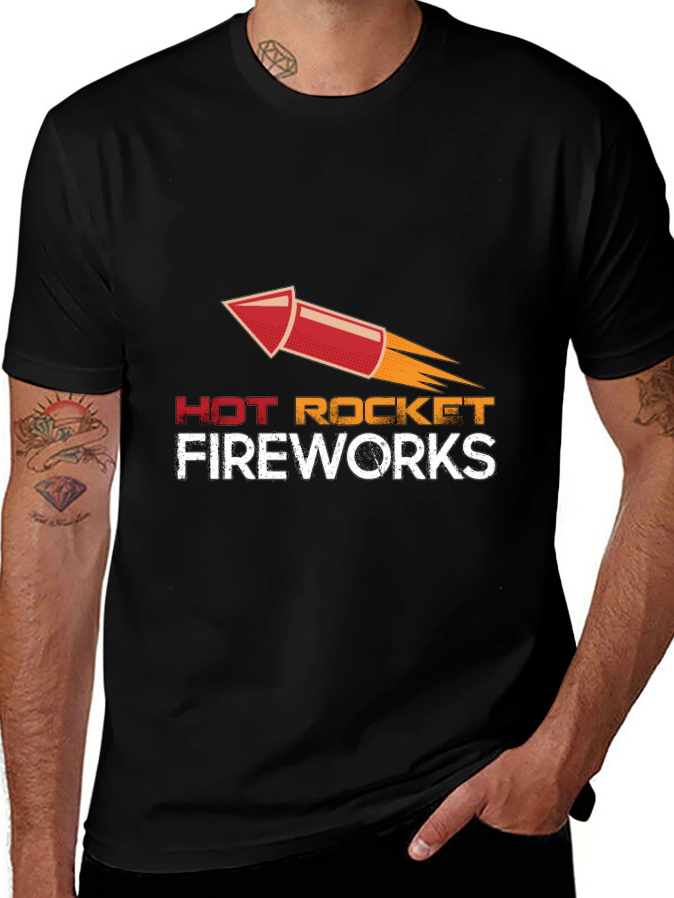 Hot Rocket Fireworks T-Shirt
