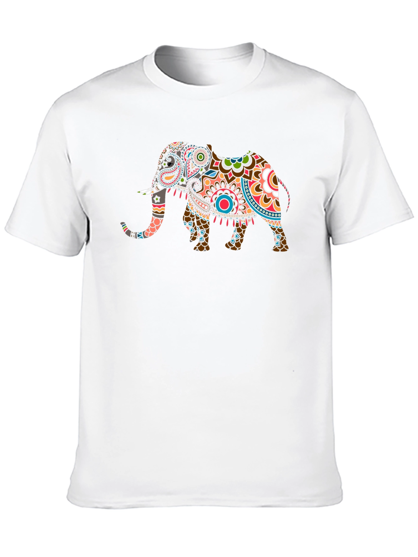 Elephant Mandala T-Shirt - Unique Graphic Tee