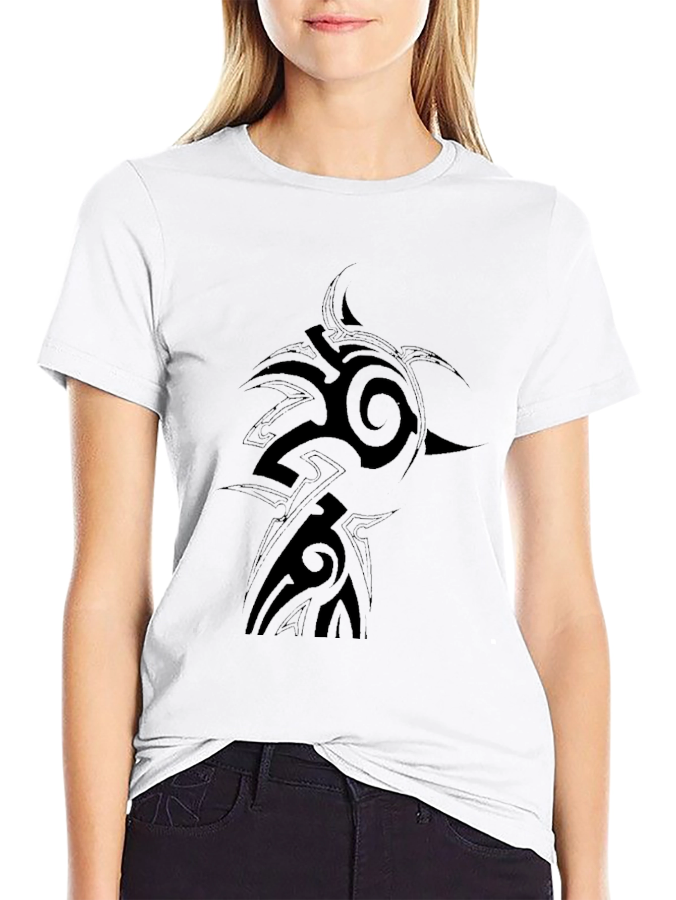 Tribal Tattoo Black T-Shirt