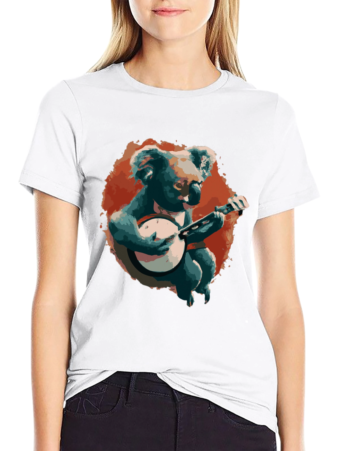 Koala Banjo T-Shirt - Funny Graphic Tee
