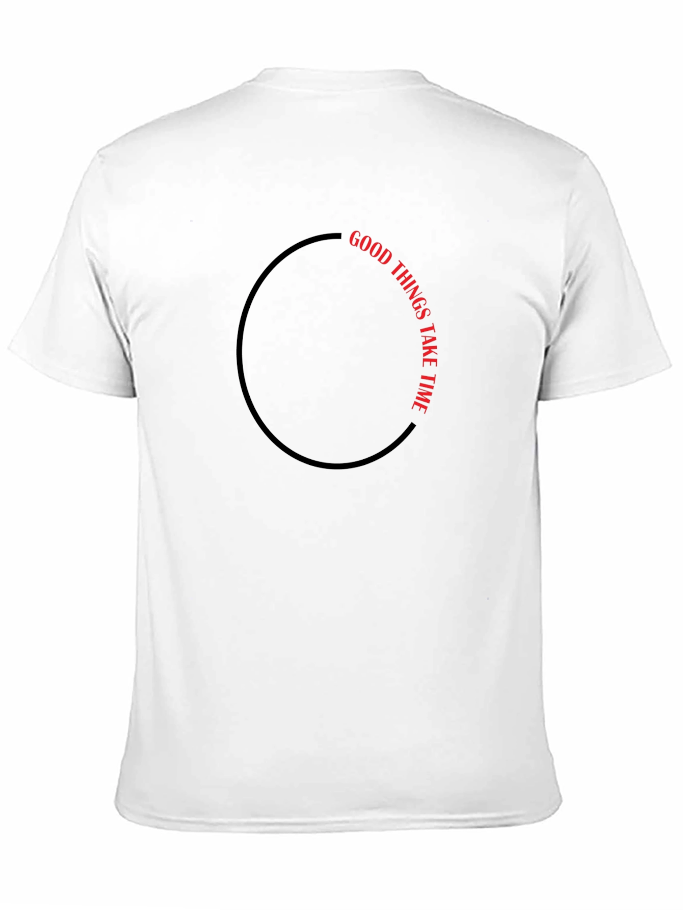Good Things Take Time Black T-Shirt