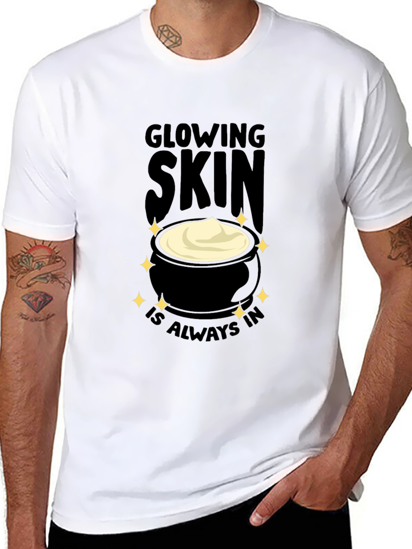 Glowing Skin T-Shirt - Beauty Lover Tee