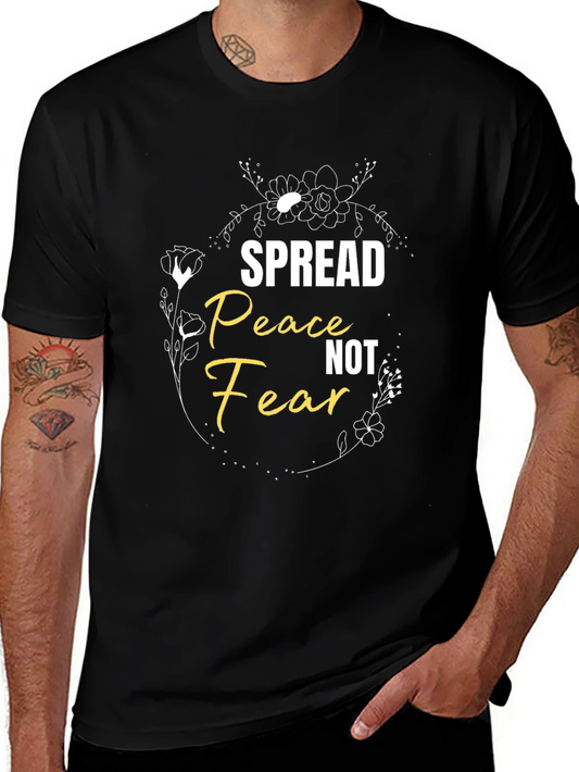 Spread Peace Not Fear Graphic Tee