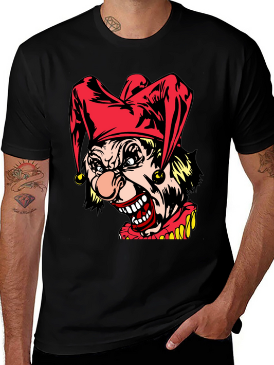 Creepy Clown T-Shirt - Horror Jester Graphic Tee