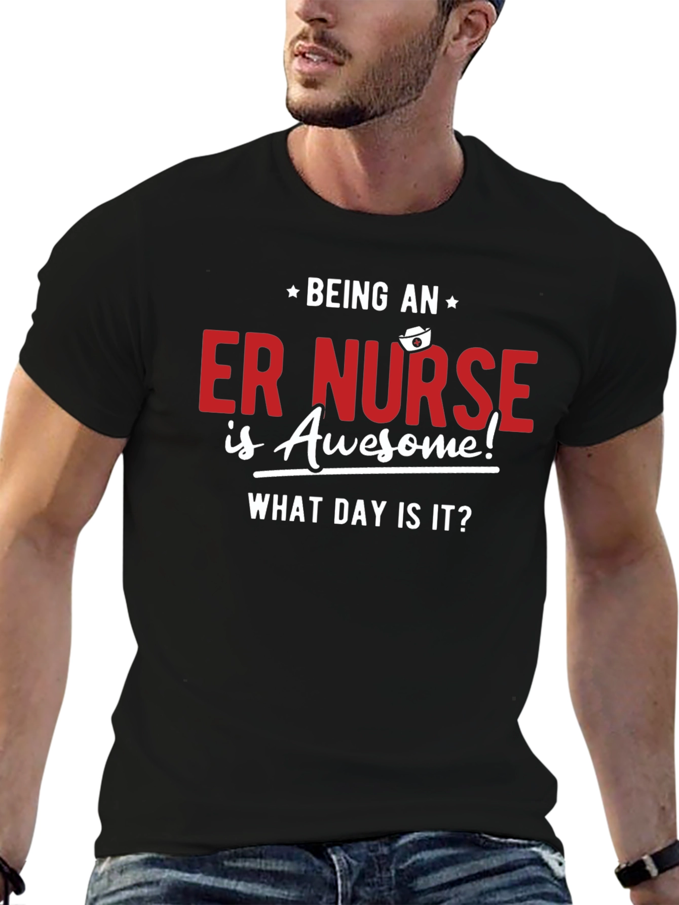 ER Nurse Awesome T-Shirt - Funny Nurse Gift