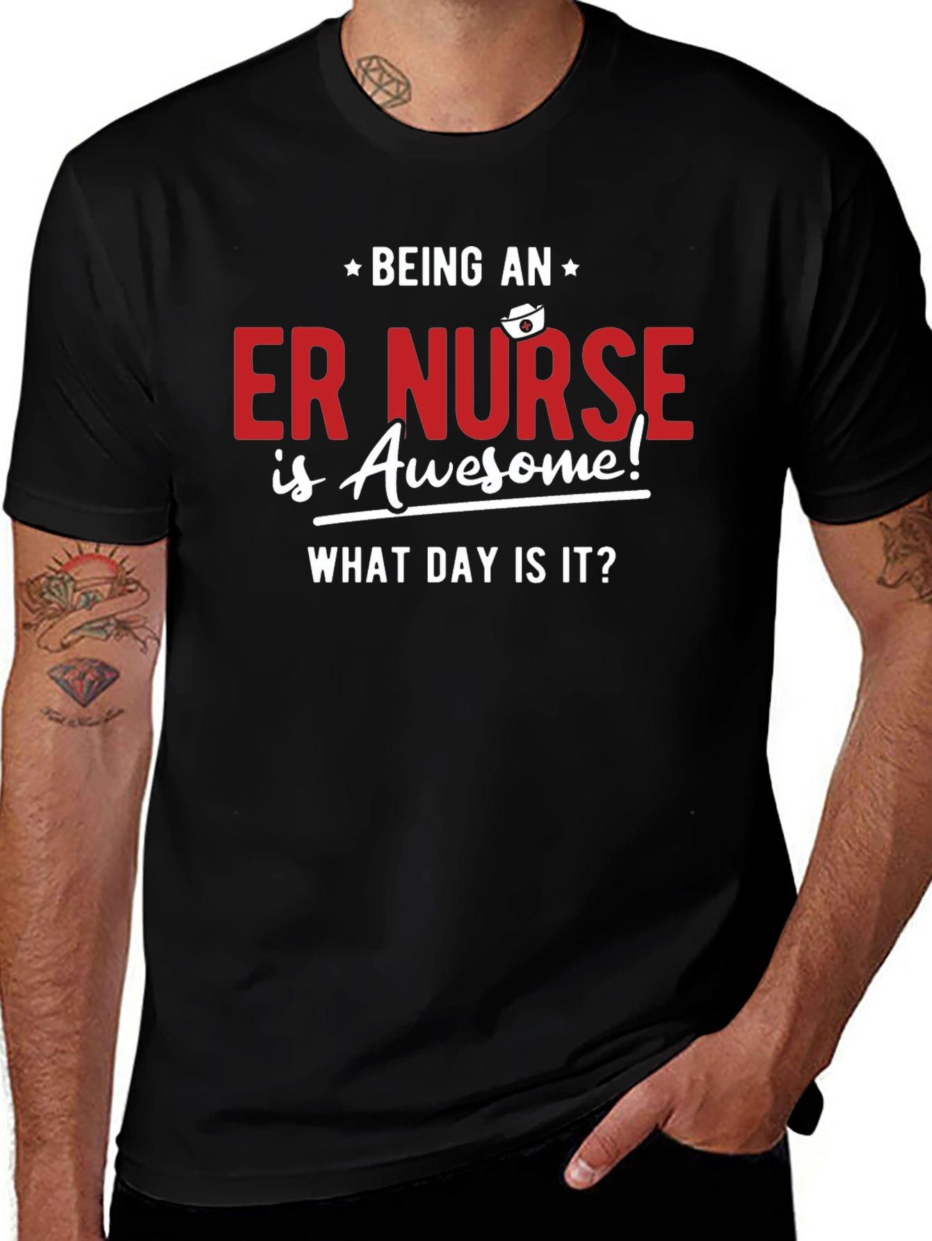 ER Nurse Awesome T-Shirt - Funny Nurse Gift