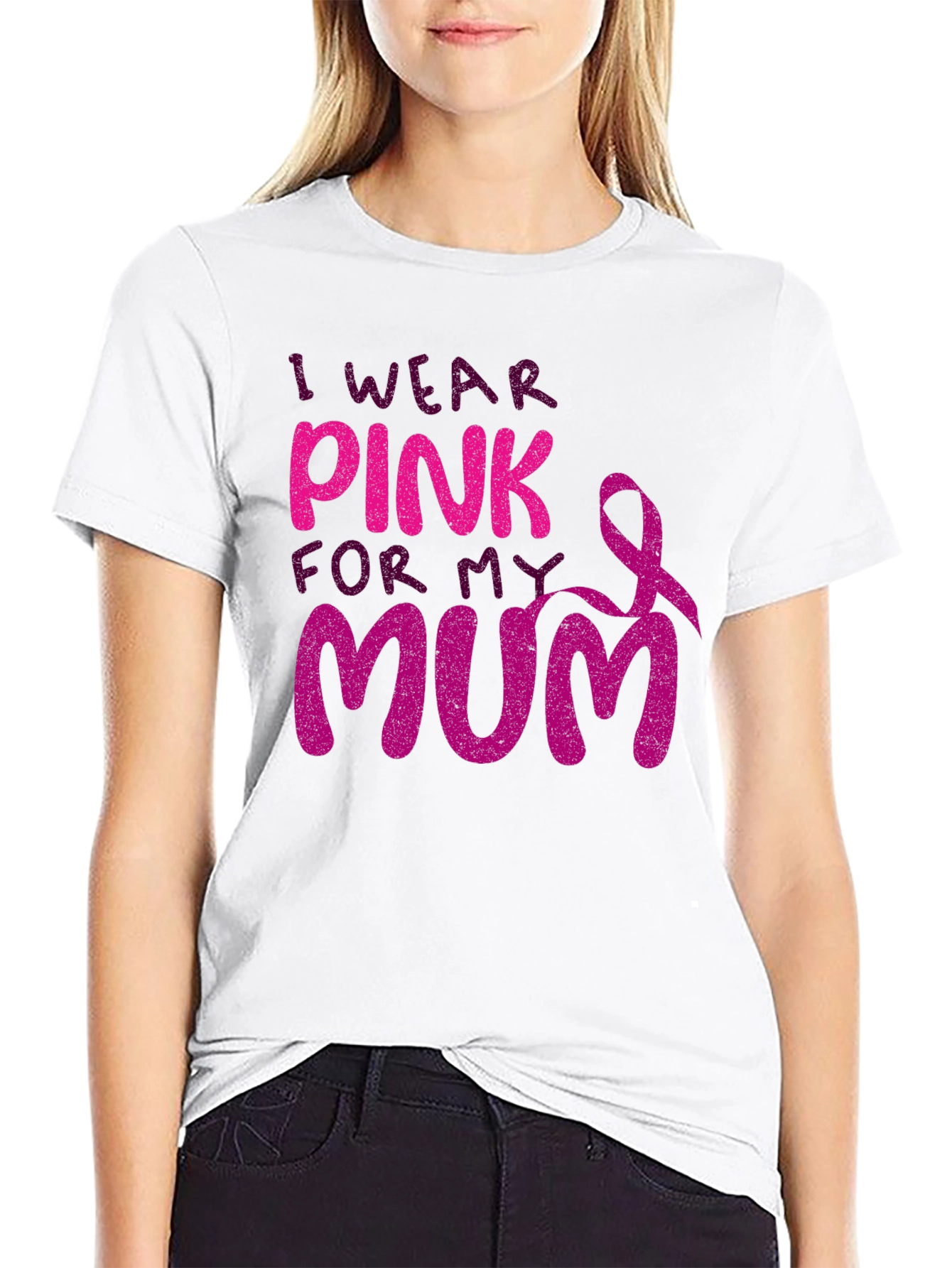 I Wear Pink For My Mum T-Shirt
