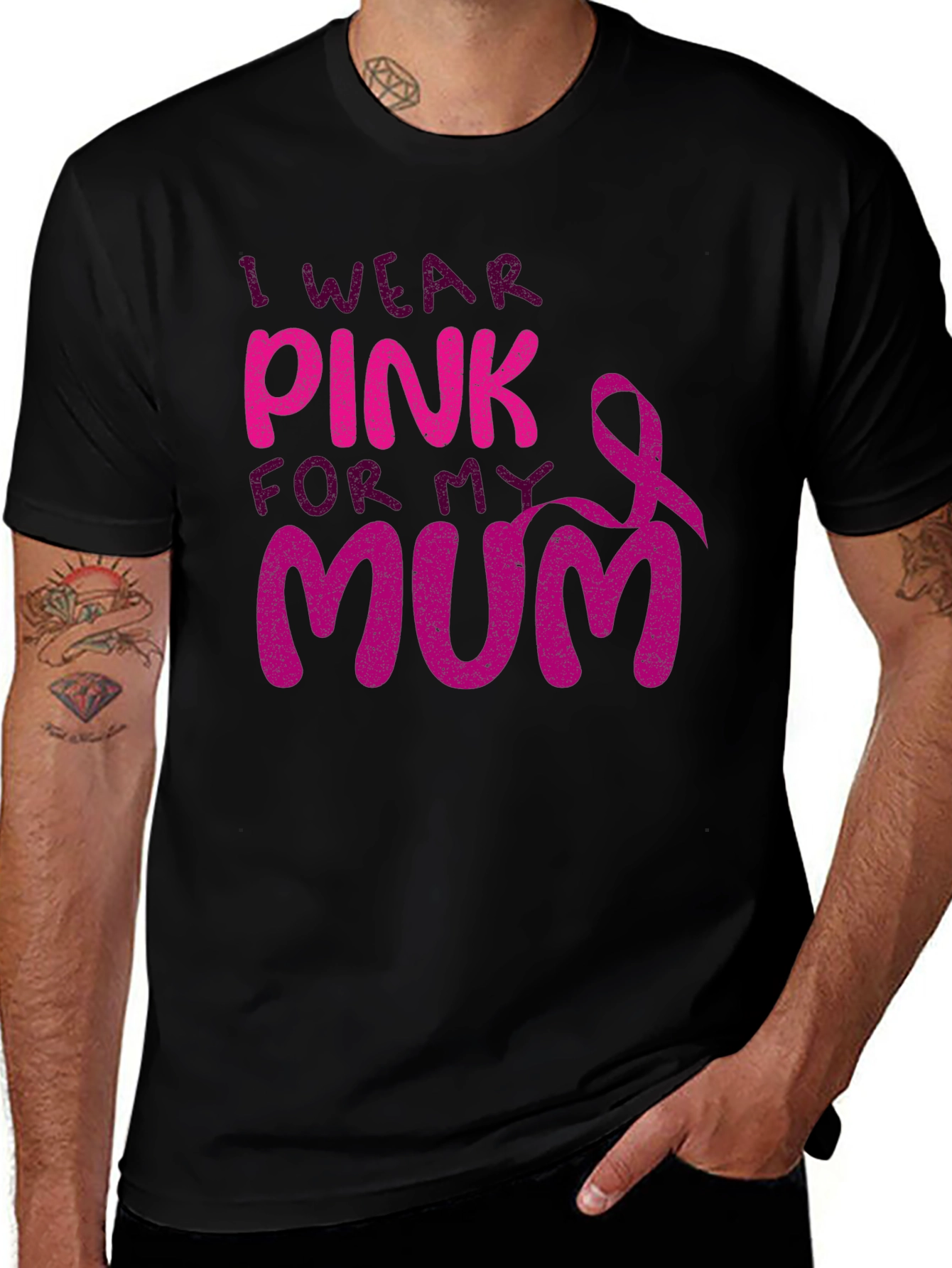 I Wear Pink For My Mum T-Shirt
