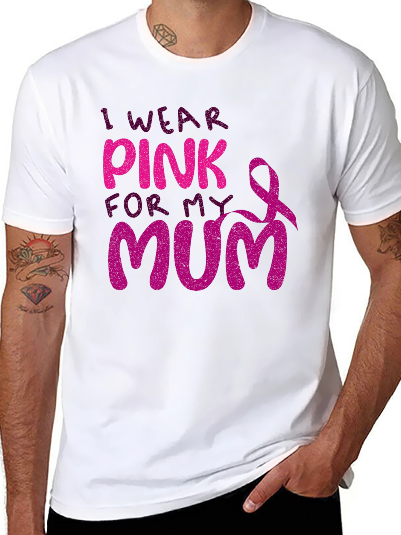 I Wear Pink For My Mum T-Shirt