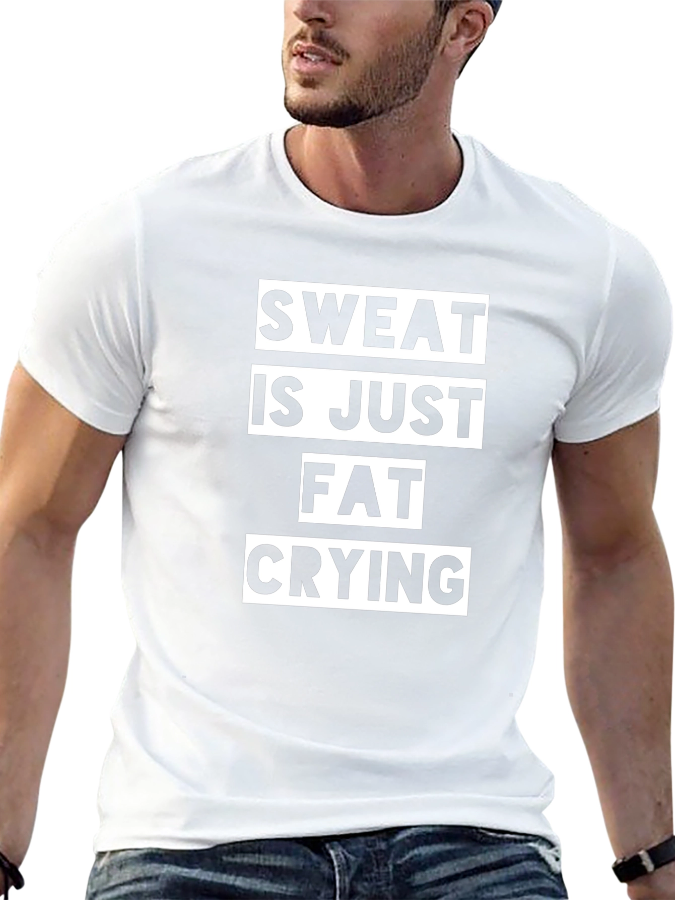 Sweat Is Just Fat Crying T-Shirt