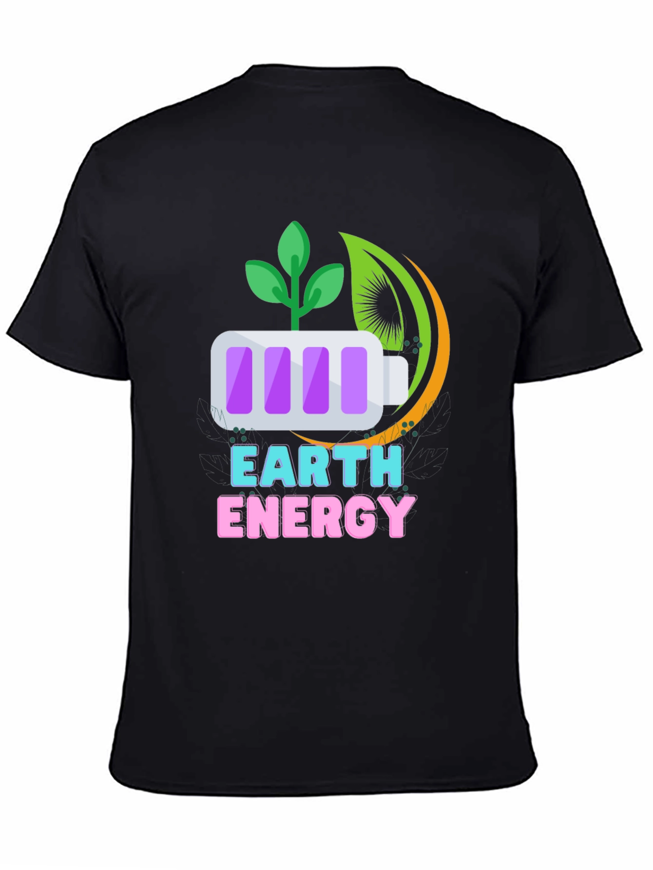 Earth Energy Graphic Tee - Sustainable Style