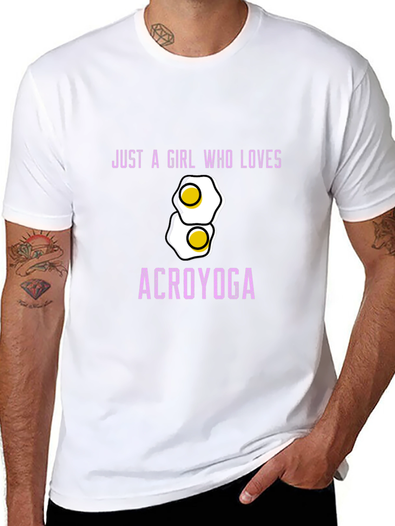 Just A Girl Who Loves Acroyoga T-Shirt