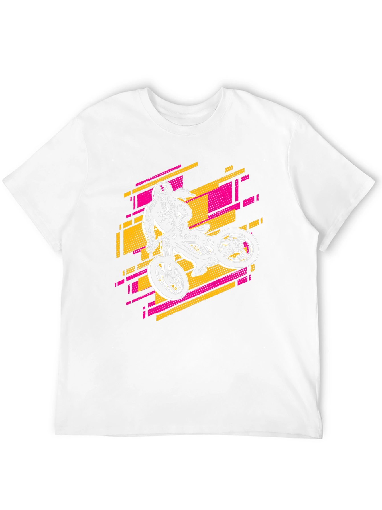 Cool Motorbike Graphic Black Tee