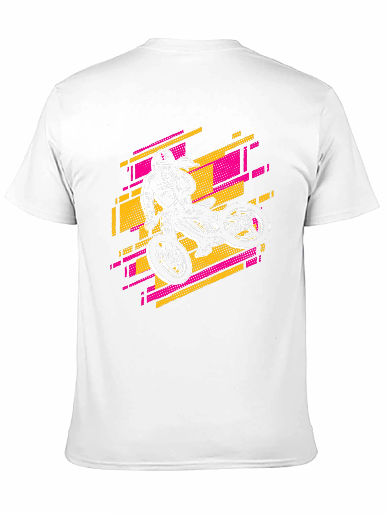 Cool Motorbike Graphic Black Tee