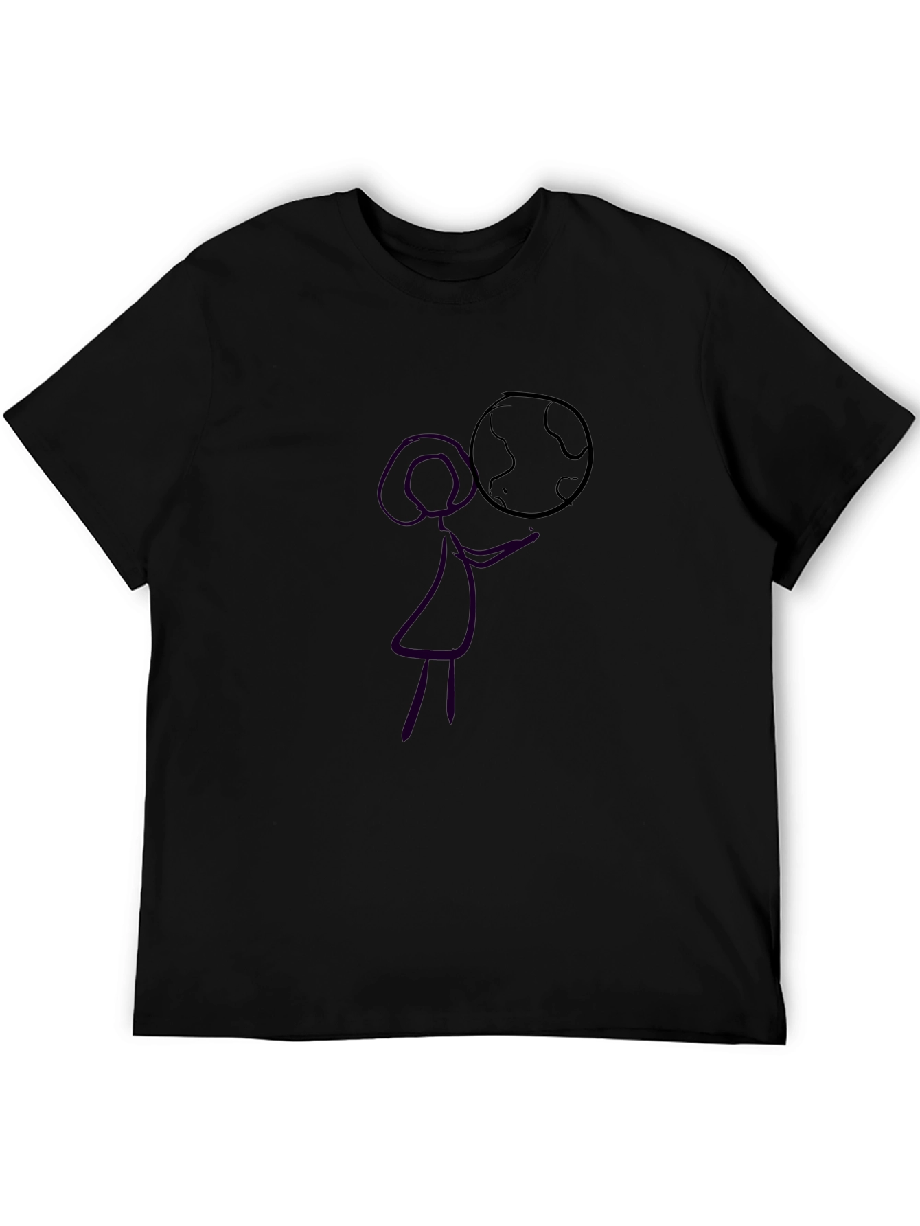 Planet in Hand Tee - Unique Graphic T-Shirt